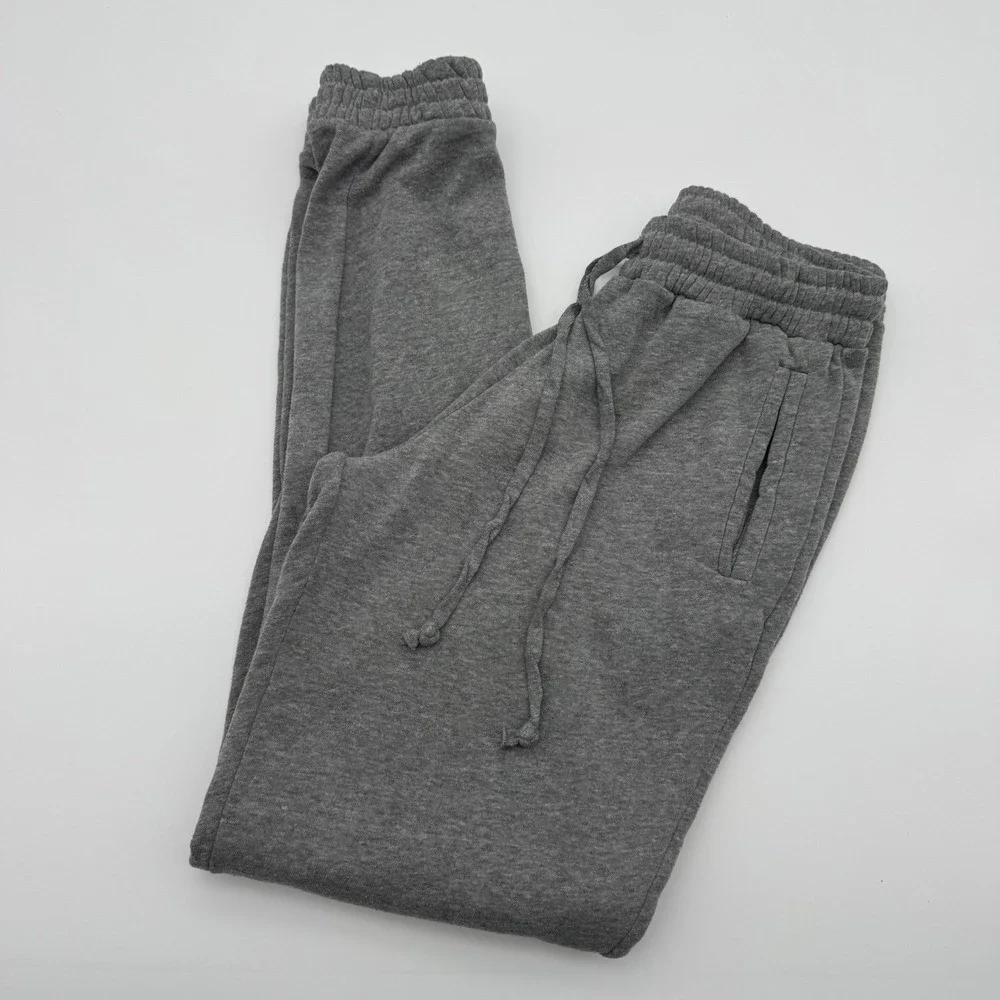 John‎ Galt Brandy Melville Grey Jogger Sweatpants Heathered Fleece Lounge Pants